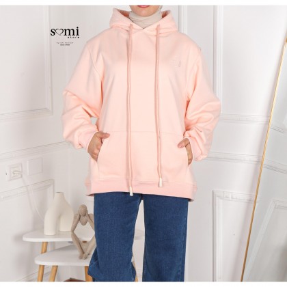 بلوزة للصبايا لون زهري شتوية من Sami Boutiqe