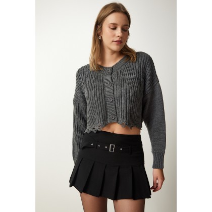 جرزة شتوية صوف قصيرة باللون السكني One Size