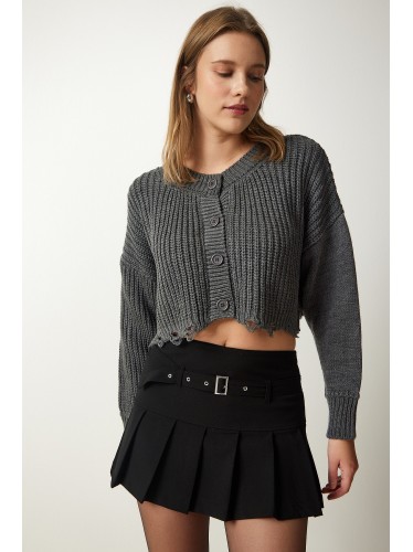 جرزة شتوية صوف قصيرة باللون السكني One Size