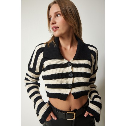 بلوزة شتوية صوف مقلمة