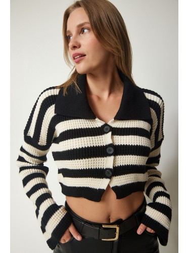 بلوزة شتوية صوف مقلمة