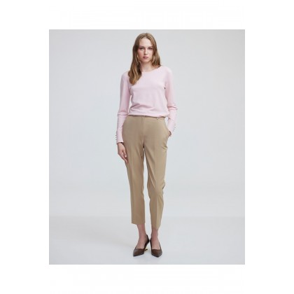 بنطلون رسمي باللون البيج الفاتح