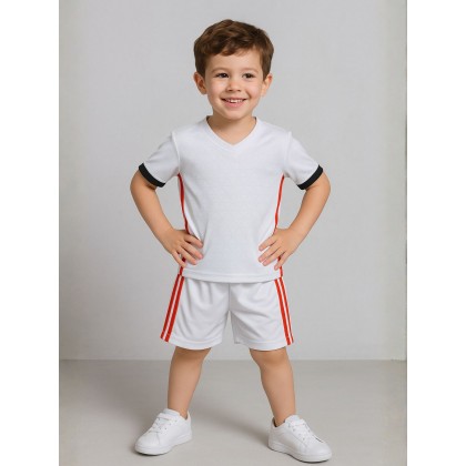 طقم رياضي لون أبيض