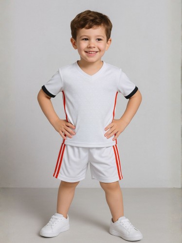 طقم رياضي لون أبيض