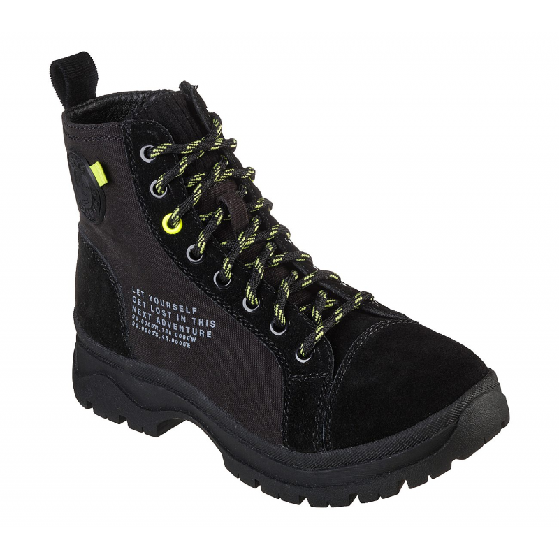 بوت نسائي — Skechers Women's BOBS Broadies - Combat Cutie Shoes