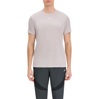 Reebok Mens' Id Train Ss Tech T-Shirt - Silver