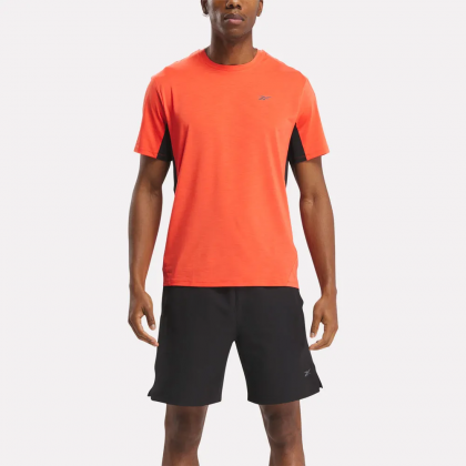 Reebok Mens' Athlete Tee 2.0 T-Shirt - Orange