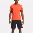 Reebok Mens' Athlete Tee 2.0 T-Shirt - Orange