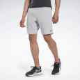 Reebok Mens' Workout Ready Shorts- Silver