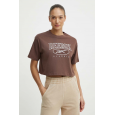Reebok Women's Classics Archive Essentials Big Logo Crop- Brown