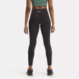 Reebok Women's Lux Bold Graphic Tight- Black