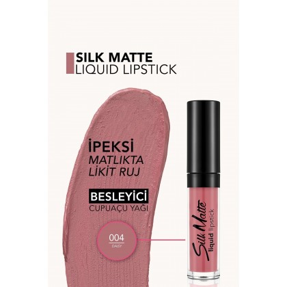 Silk Matte Liquid Lipstick - 004 Daısy by Flormar
