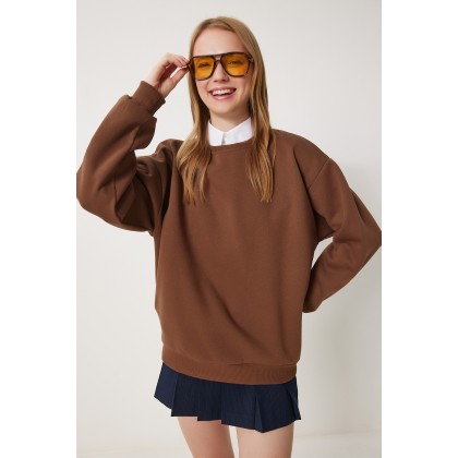 هودي شتوي  باللون البني