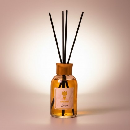 معطر 100 ملل مع عيدان GRAPE