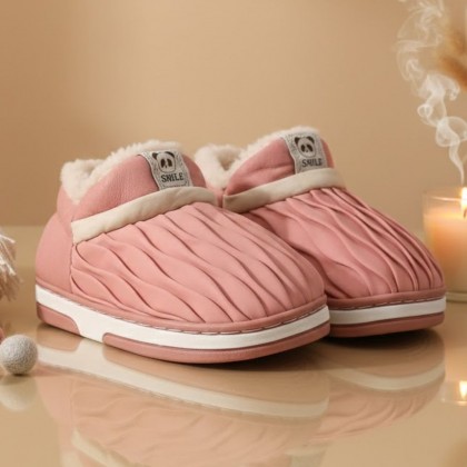 حذاء شتوي للأطفال لون زهري