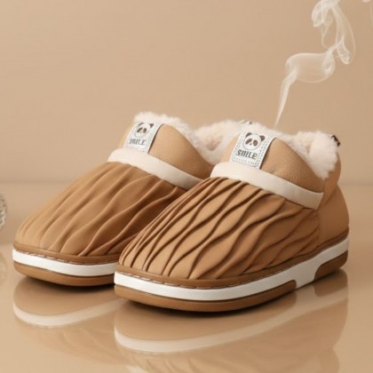 حذاء شتوي للأطفال لون عسلي
