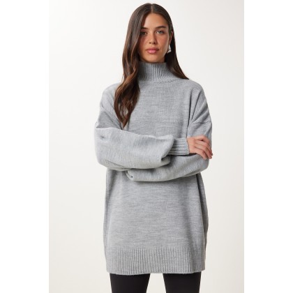 بلوزة ستاتي شتوي لون سكني