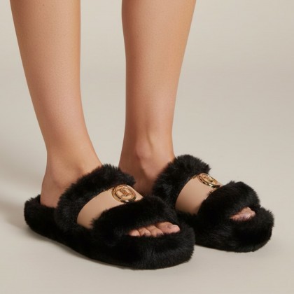 حفاية شتوية للنساء لون أسود