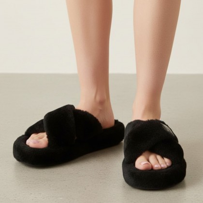 حفاية شتوية للنساء لون أسود