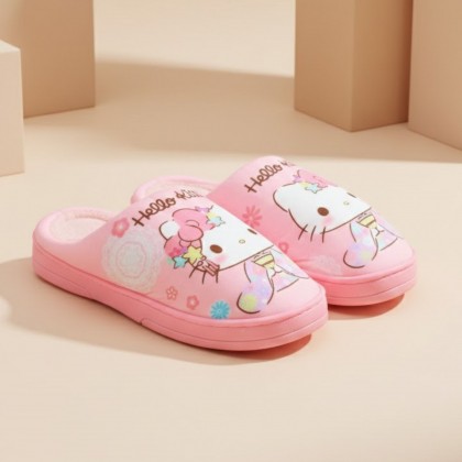 حفاية شتوية للأطفال لون زهري