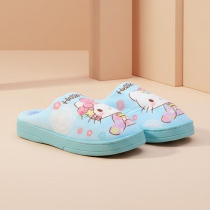 حفاية شتوية للأطفال لون أزرق