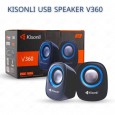 طقم سماعات لجهاز الحاسوب جودة روعة وصوت نقي kisonli v360