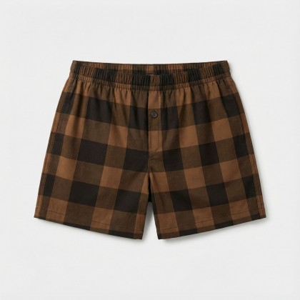 بوكسر بتصميم زر كروهات للرجال متعدد الألوان