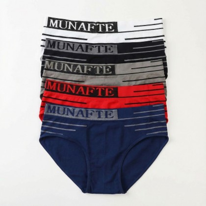 طقم داخلي رجالي (12 قطعة) بألوان متعددة one size