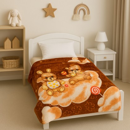 حرام شتوي للاطفال لون بني