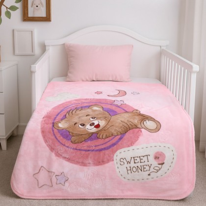 حرام شتوي للاطفال لون زهري