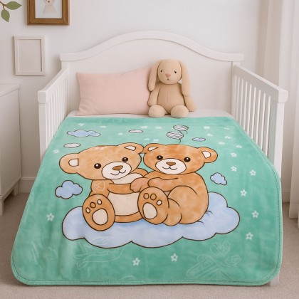 حرام شتوي للاطفال لون أخضر