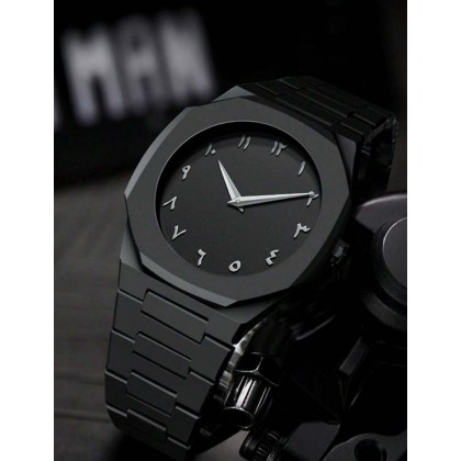 ساعة شبابية لون أسود