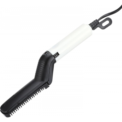 مشط كهرباء و فرشاة تمشيط وتمليس الشعر واللحية للرجال