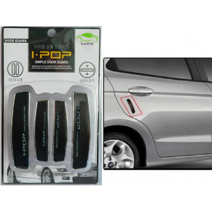 طقم حامي ابواب السيارة لون اسود 4 قطع