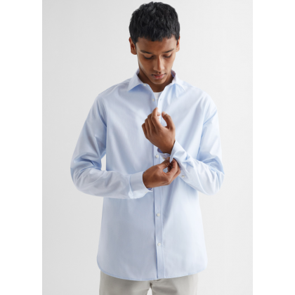 قميص رسمي رجالي من مانجو MANGO لون ازرق فاتح