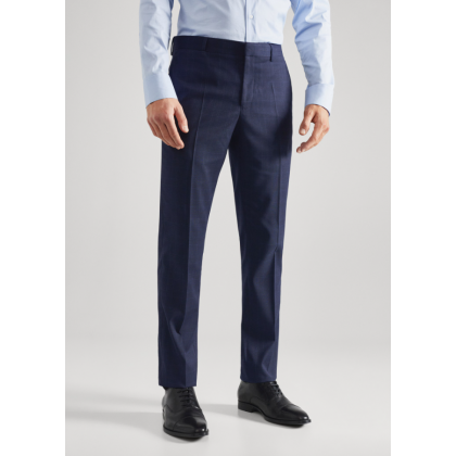 بنطلون رسمي سليم فيت رجالي من مانجو MANGO لون كحلي