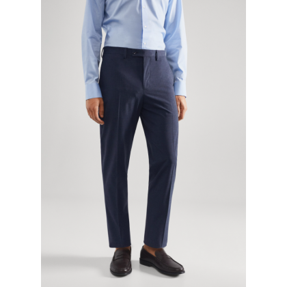 بنطلون رسمي سليم فيت رجالي من مانجو MANGO لون كحلي