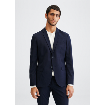 جاكيت رسمي سليم فيت رجالي من مانجو MANGO لون كحلي