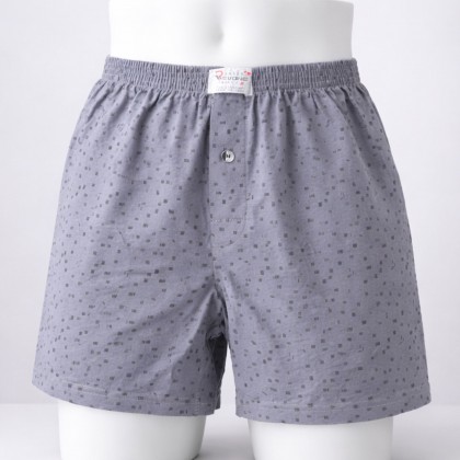 بوكسر رجال قطني لون رمادي