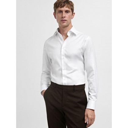 قميص رسمي رجالي من مانجو MANGO لون ابيض