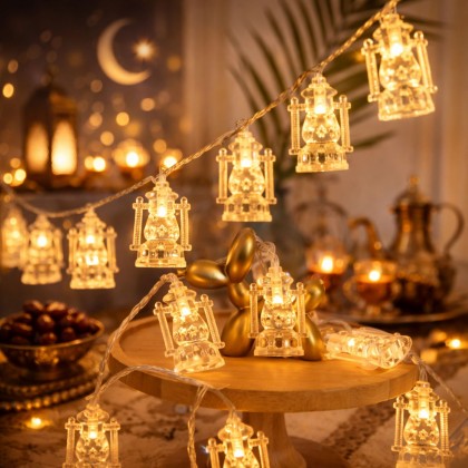 حبل زينة رمضان.. 2 م.. شكل فانوس