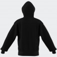 adidas Men's Essentials 3-Stripes French Terry Full-Zip Hoodie - Black