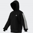 adidas Men's Essentials 3-Stripes French Terry Full-Zip Hoodie - Black