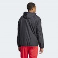 adidas Men's Essentials 3-Stripes Windbreaker - Black