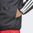 adidas Men's Essentials 3-Stripes Windbreaker - Black