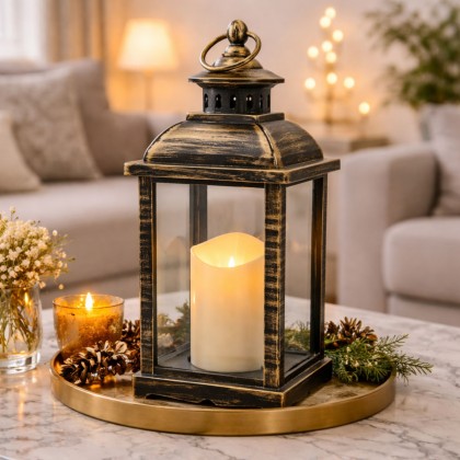 فانوس بلاستيك كبير قياس 35*13سم 