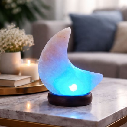 هلال حجر طبيعي USB