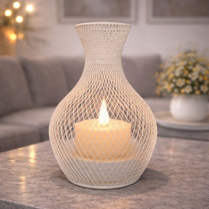 تحفة منزلية ( شمعدان ) LED