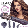Enzo EN-4136 High Quality 5 in 1 Multi-Function Hair Brush Blow Dryer One Step Hair Dryer and Volumizer Hot Air Brush Blow Dryer