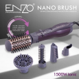 Enzo EN-4136 High Quality 5 in 1 Multi-Function Hair Brush Blow Dryer One Step Hair Dryer and Volumizer Hot Air Brush Blow Dryer